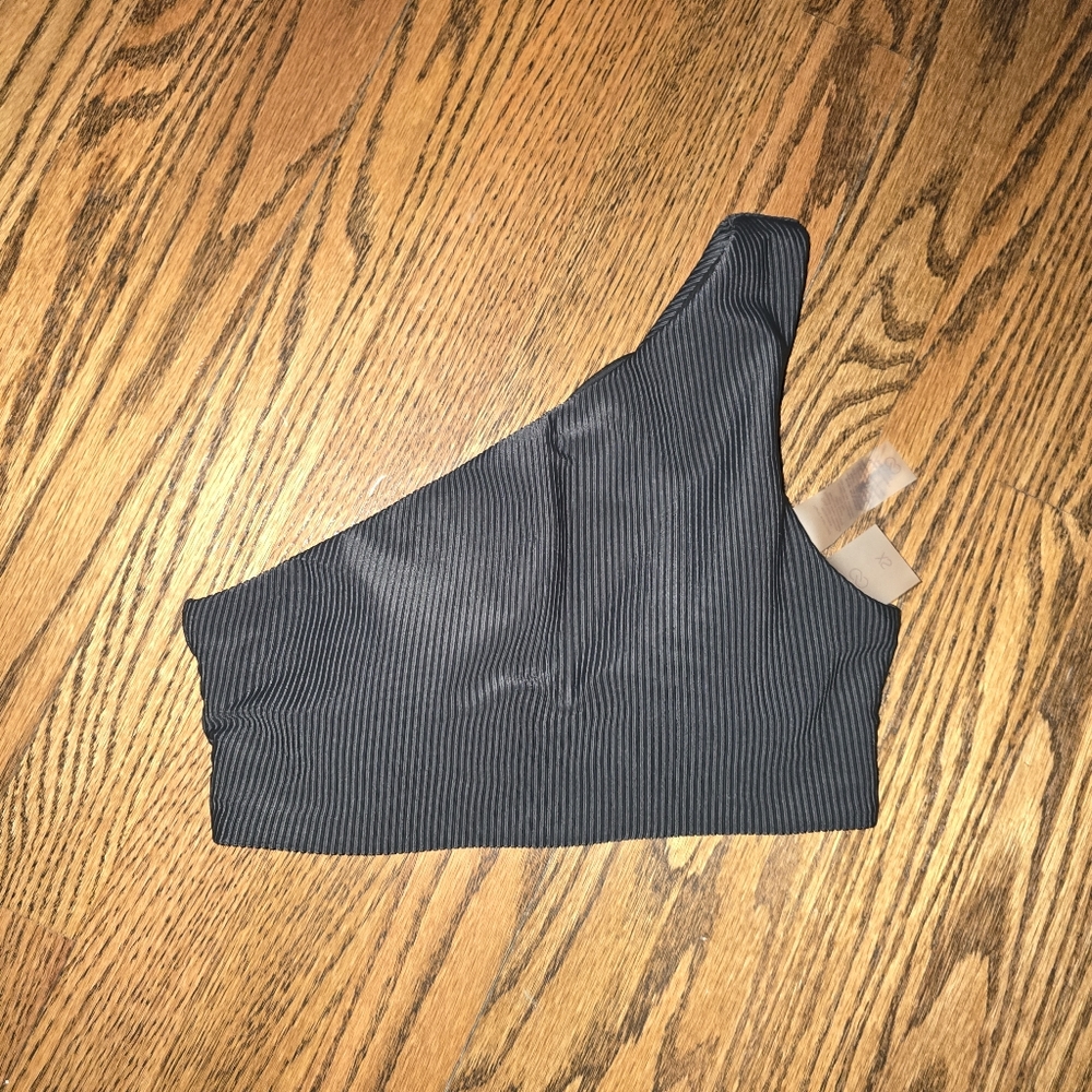 Calia One Strap Ribbed Bra XS